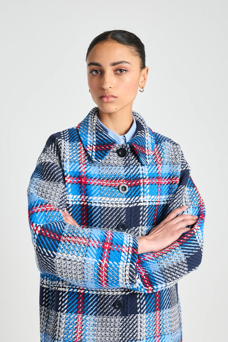 13th Floor Jacket - Navy Plaid