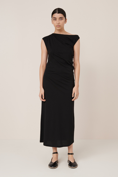 Asymmetric Dress - Black