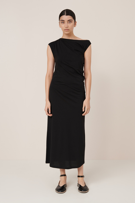 Asymmetric Dress - Black