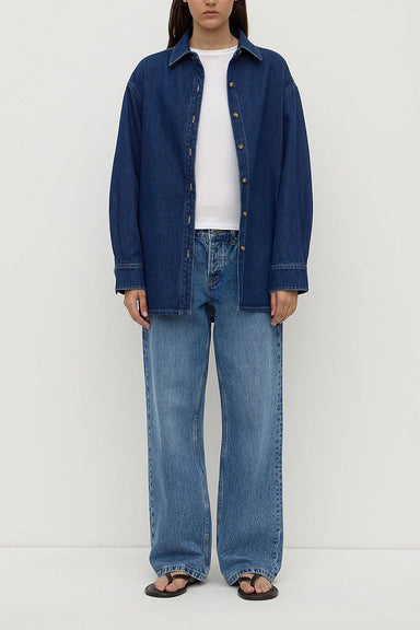 Freya Denim Overshirt - Heritage Blue