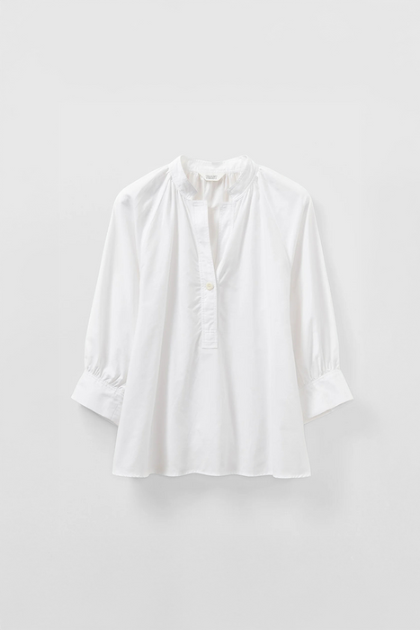 Catrin Cotton Oxford Easy Shirt - White
