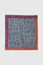 Patchwork Stripe Block Print Bandana - Verdigris / Multi