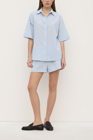 Ainslee Short Sleeve Shirt - Blue Check