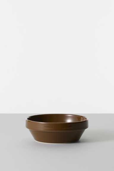 Block Bowl - Brown