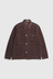 Folke Wide Corduroy Chore Jacket - Espresso