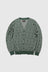 Cardigan Zigzag Pattern Jacquard - Green