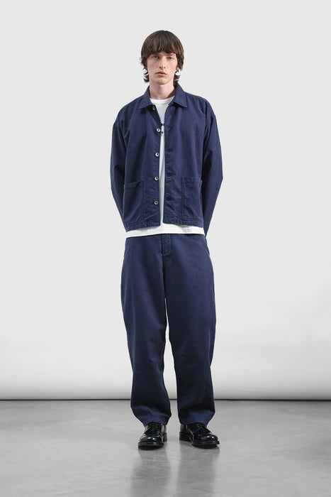 Twisted Seam Trouser - Navy