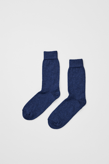 Possum Merino Socks - Cobalt Blue