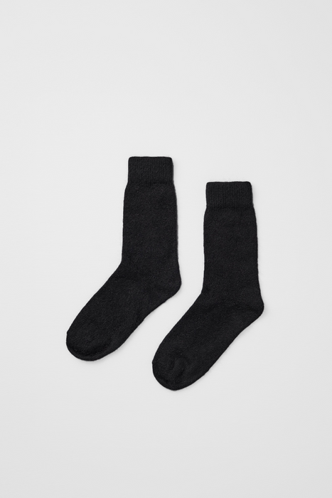Possum Merino Socks - Black