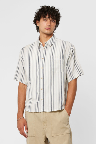 Tidal Waves Stripe Shirt - Titanium Stripe