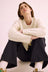 Squares Cardi - Cream Sparkle