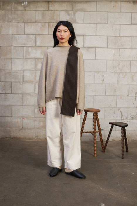 Ripple Scarf - Truffle