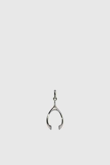 Wishbone Charm - Sterling Silver