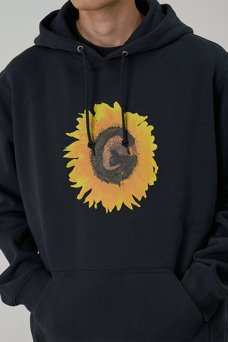 G-Flower Hooded Sweatshirt - Vintage Black