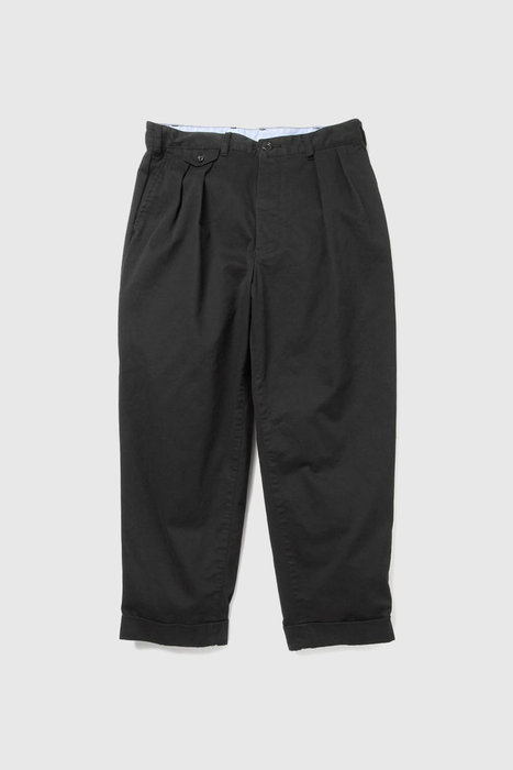2 Pleats Twill - Black
