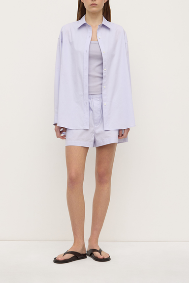 Marigold Poplin Long Sleeve Shirt - Lilac