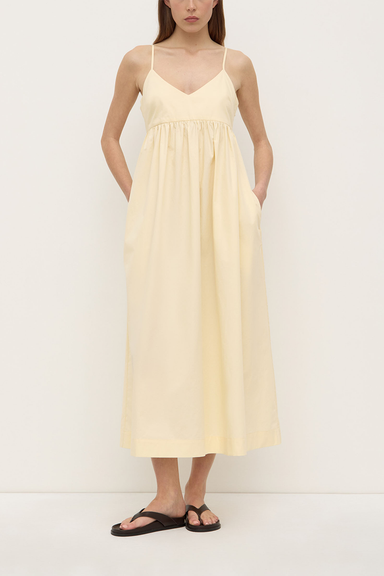 Bronte Poplin Midi Dress - Sorbet