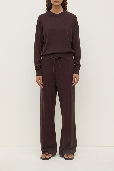 Cotton Cashmere Lounge Sweater - Ganache