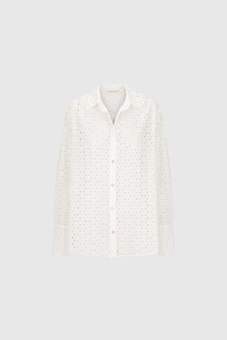 Maeve Shirt - Ivory Broidery