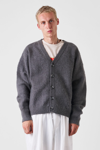 CFY Mohair Cardigan - Grey