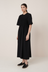 Gathered Dress - Black