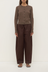 Benny Knit Cardigan - Cocoa Marle