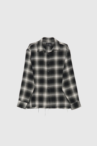 Hold LS Shirt - Black Plaid