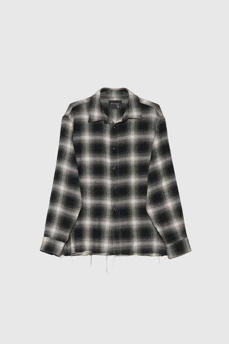 Hold LS Shirt - Black Plaid