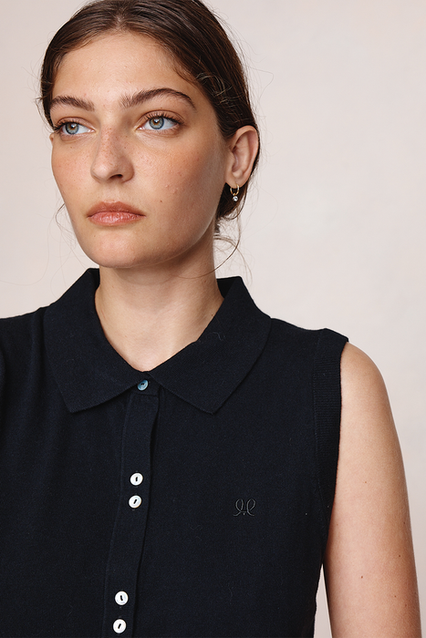 Frannie Vest - Black