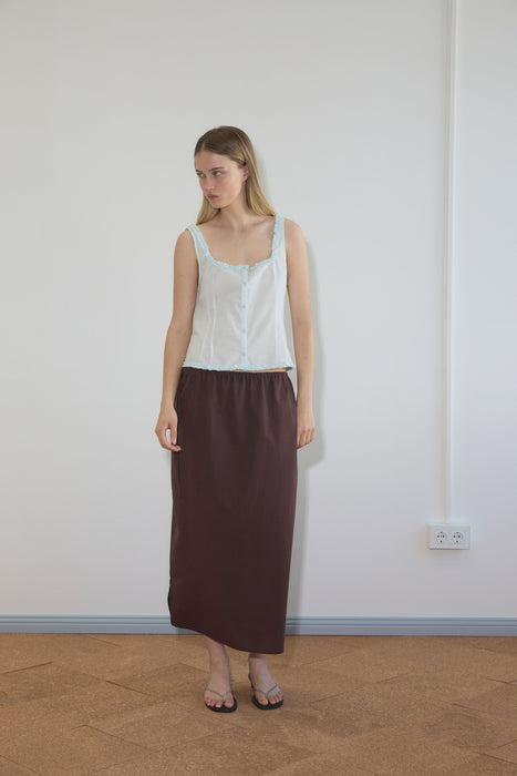 Mid Day Skirt - Umber