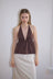 Button Halter - Umber