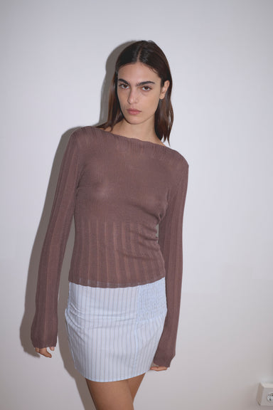 Open Work Longsleeve - Hazel