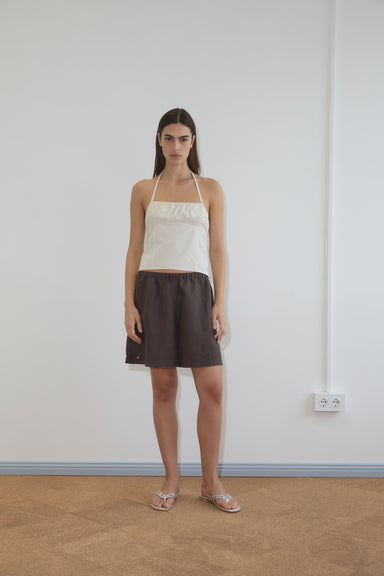 Strap Top - Bone Check