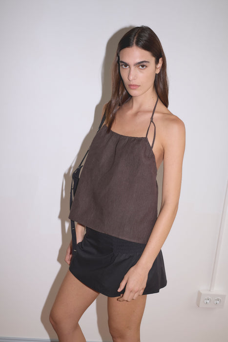 O Ring Halter - Bark