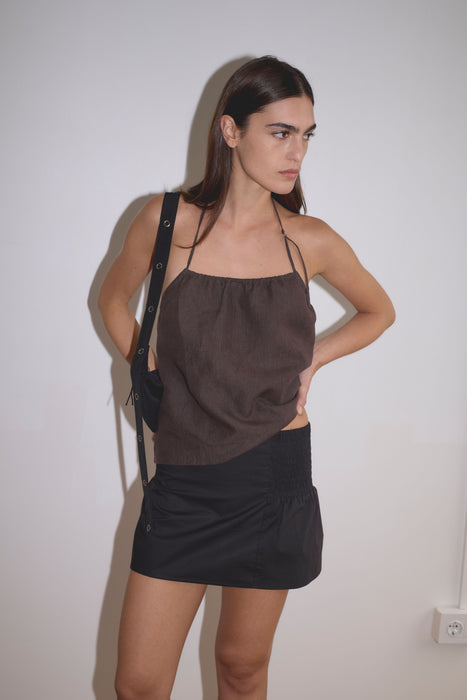 O Ring Halter - Bark