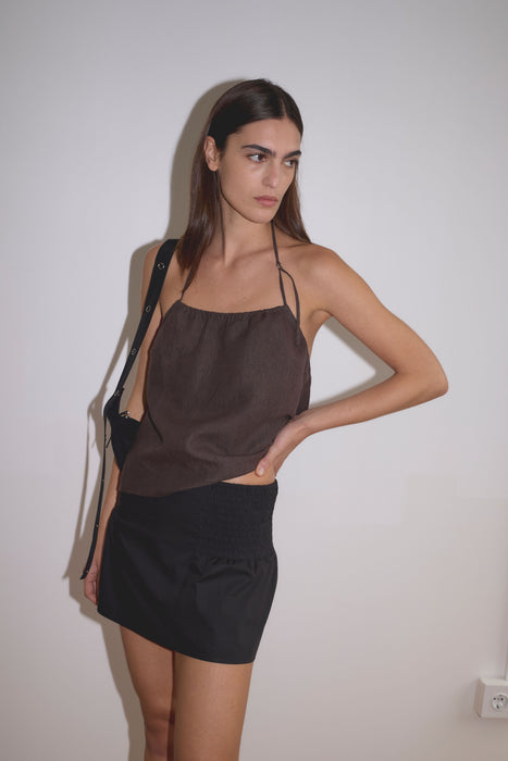 O Ring Halter - Bark