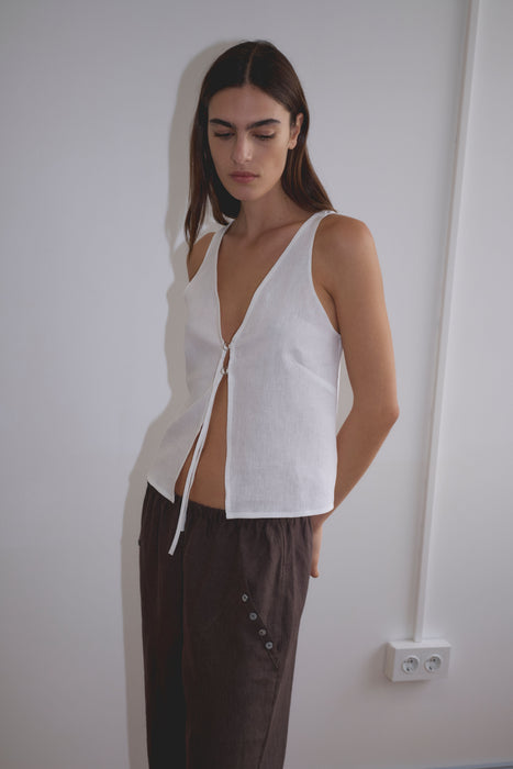 Two Part Top - White