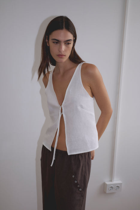 Two Part Top - White