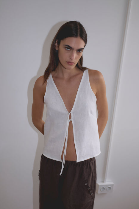 Two Part Top - White