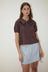 Double Collar Shirt - Umber