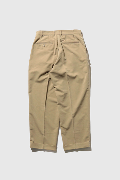 2 Pleats Trousers PE Twill - Sand