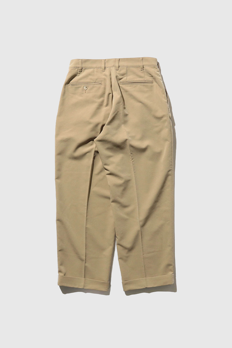 2 Pleats Trousers PE Twill - Sand