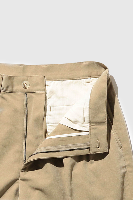 2 Pleats Trousers PE Twill - Sand