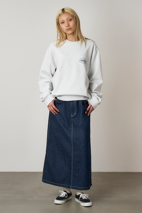 Sutter Denim Skirt - Rinsed Indigo
