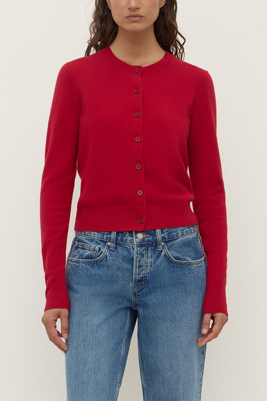 Benny Knit Cardigan - Mulberry