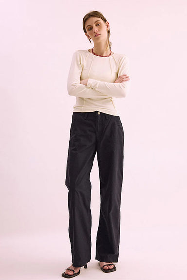 Pharlain Seam Top - White