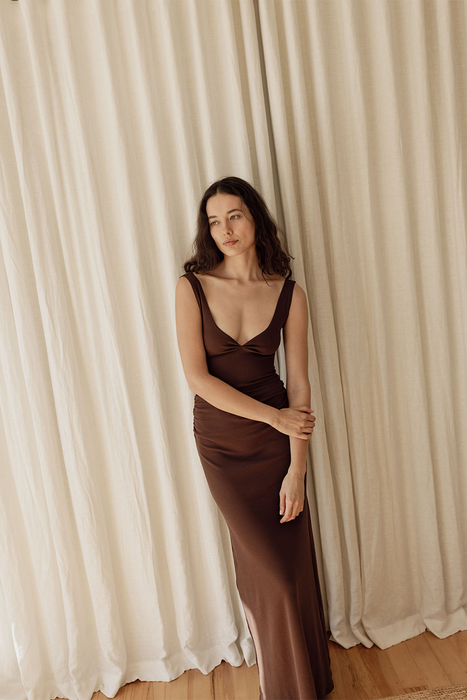 Jill Dress - Chocolate
