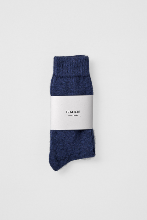 Possum Merino Socks - Cobalt Blue
