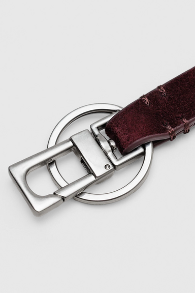 Key Fob - Fire Suede