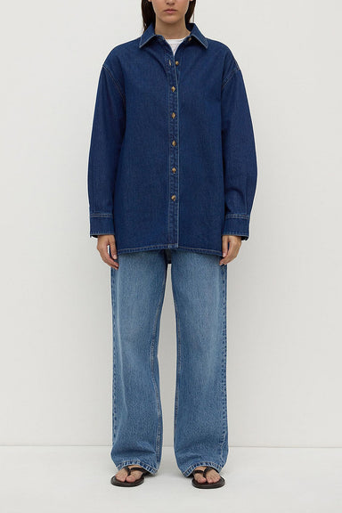 Freya Denim Overshirt - Heritage Blue